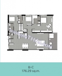 Джомтьен Aeras Condominium планировки квартир - 3-спальные, Дуплекс, Пентхауз