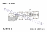 Южная Паттайя Grande Caribbean Pattaya поэтажные планы корпус C - Curacao