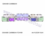 Южная Паттайя Grande Caribbean Pattaya поэтажные планы корпус G - Cruz  (30 этажей)