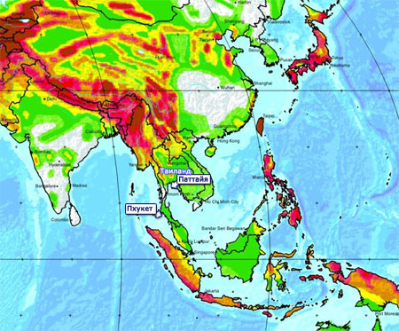 Тайланд: землетрясения и цунами, Пхукет, Паттайя; природные катаклизмыneoTHAI.ru