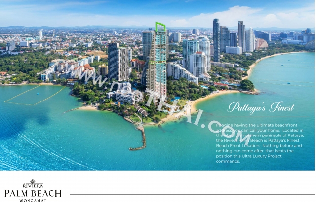 Паттайя Квартира 7,060,000 бат - Цена продажи; Riviera Palm Beach Wongamat